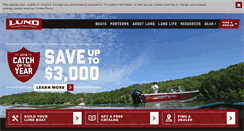 Desktop Screenshot of lundboats.com